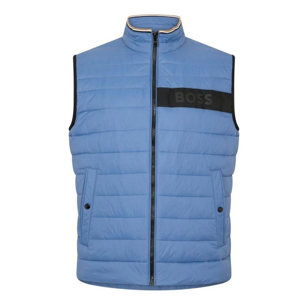 Boss Mens Darolan Quilted Vest / Blue